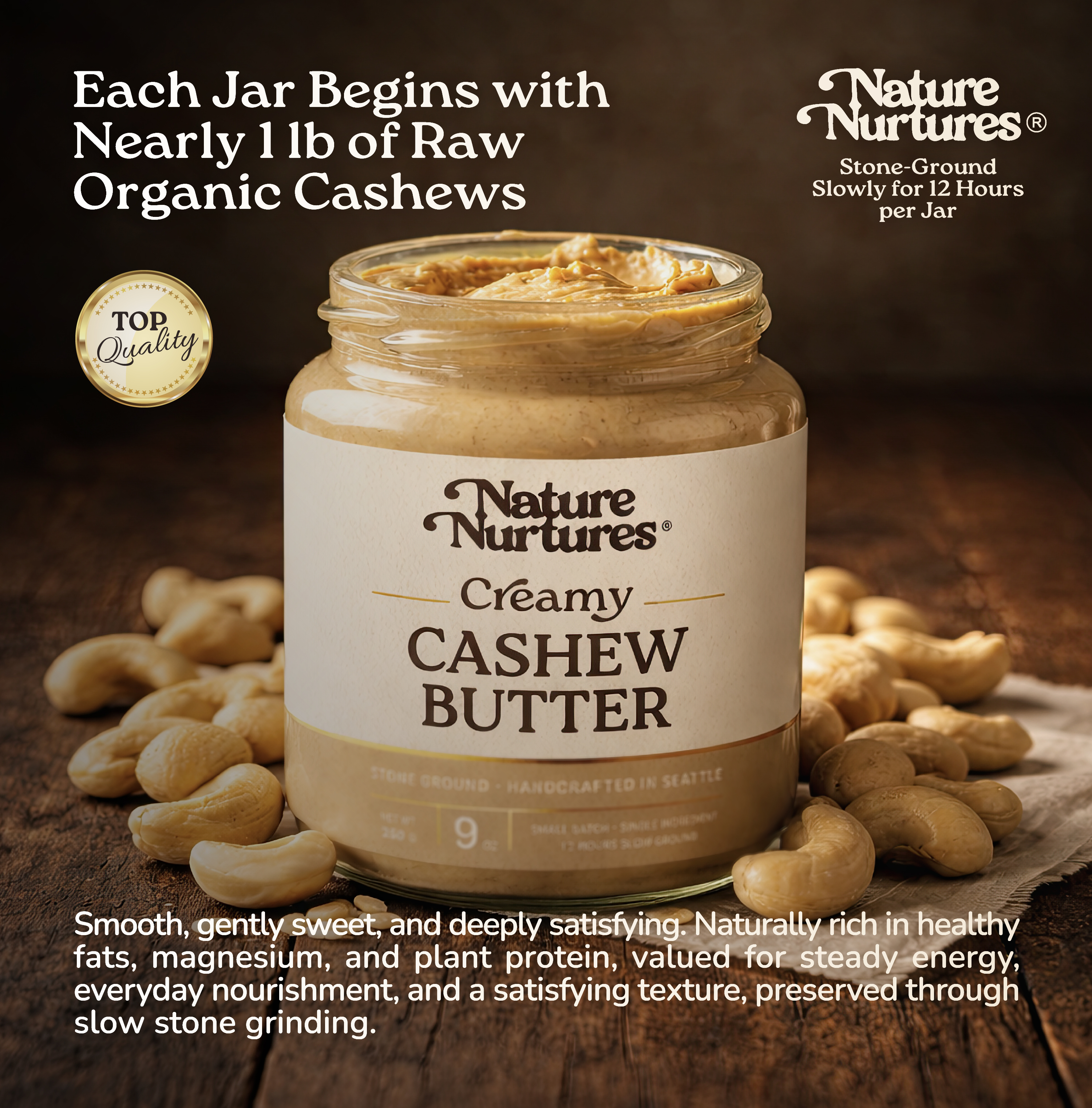 Organic Creamy Cashew Butter