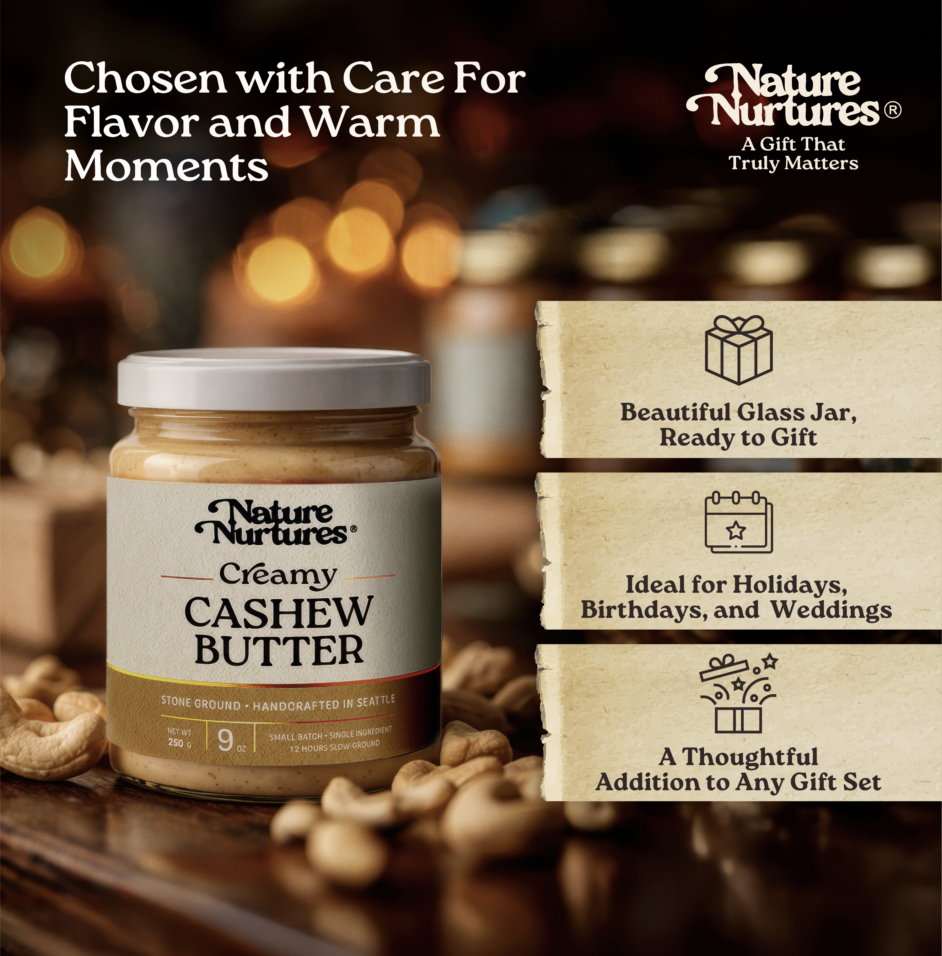 Organic Creamy Cashew Butter