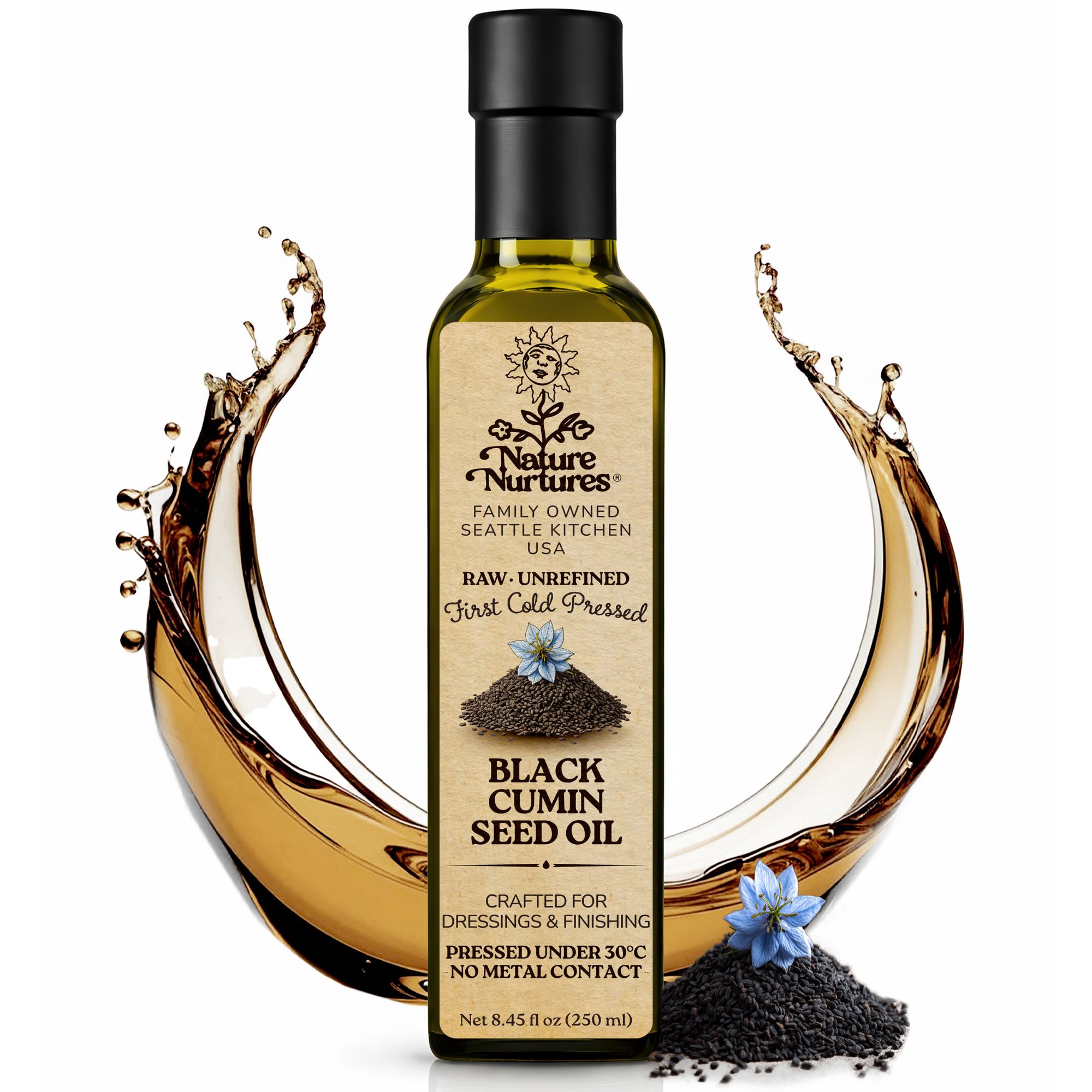 Black Cumin Seed Oil (Nigella Sativa)