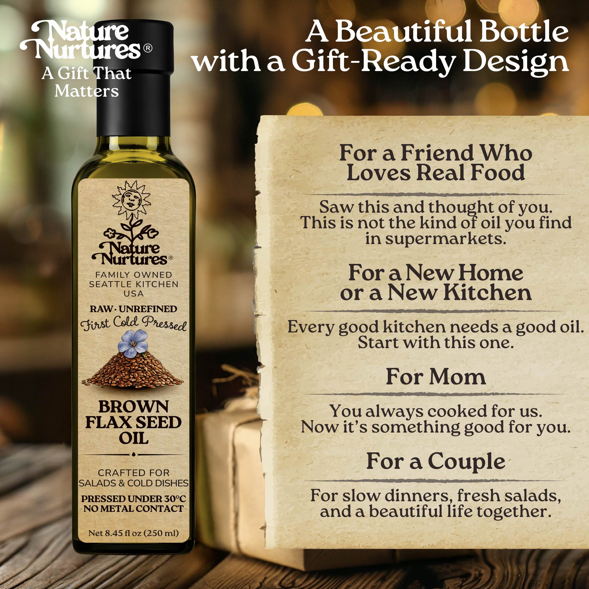 In the end, it becomes more than a bottle, it becomes something you give, like when someone says, “Add this to your morning routine, you’ll feel the difference,” or brings it to a new home with, “Start with something real,” or shares it with family saying, “This is what I trust.” It becomes part of simple meals, quiet dinners, and moments that stay with you.