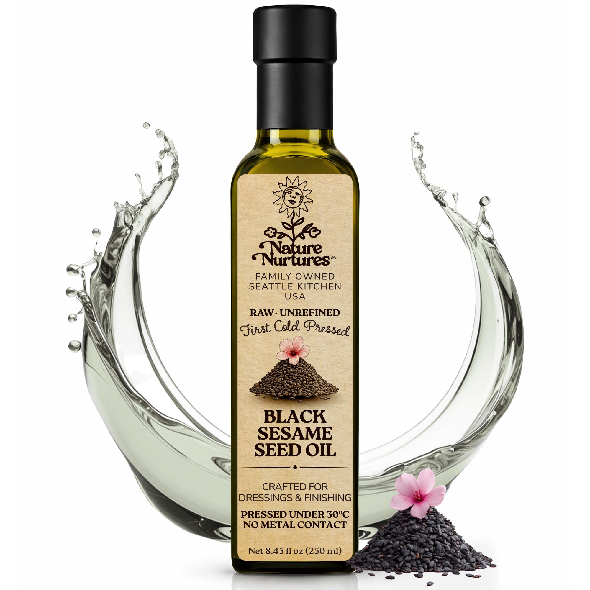 Black Sesame Seed Oil