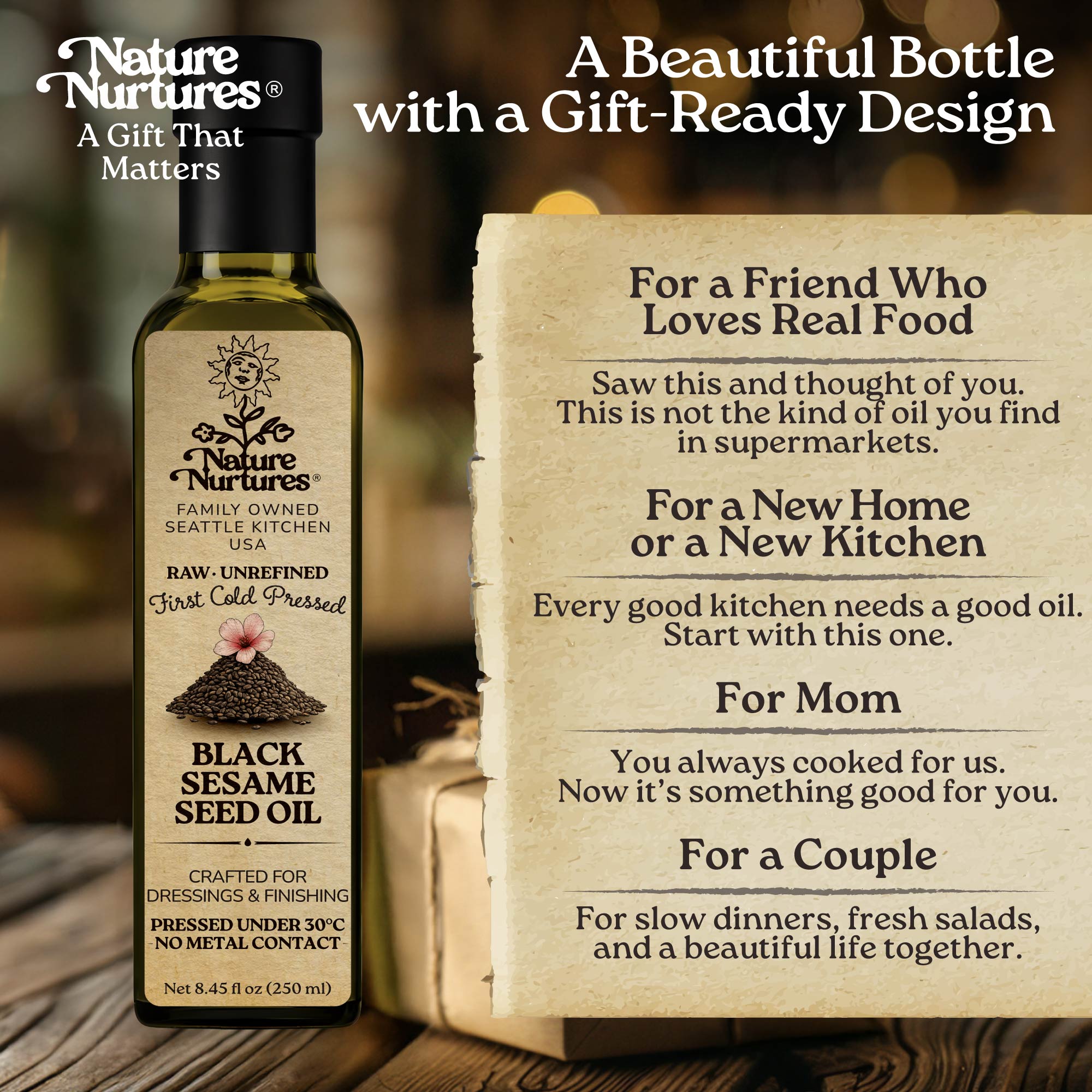 In the end, it becomes more than a bottle, it becomes something you share, like when someone says, “This one is really smooth, try it,” or brings it into a quiet evening with, “It goes perfectly with something simple,” or adds it gently to a dish and smiles, “You’ll feel the difference.” It becomes part of warm meals, slow moments, and flavors that stay with you.