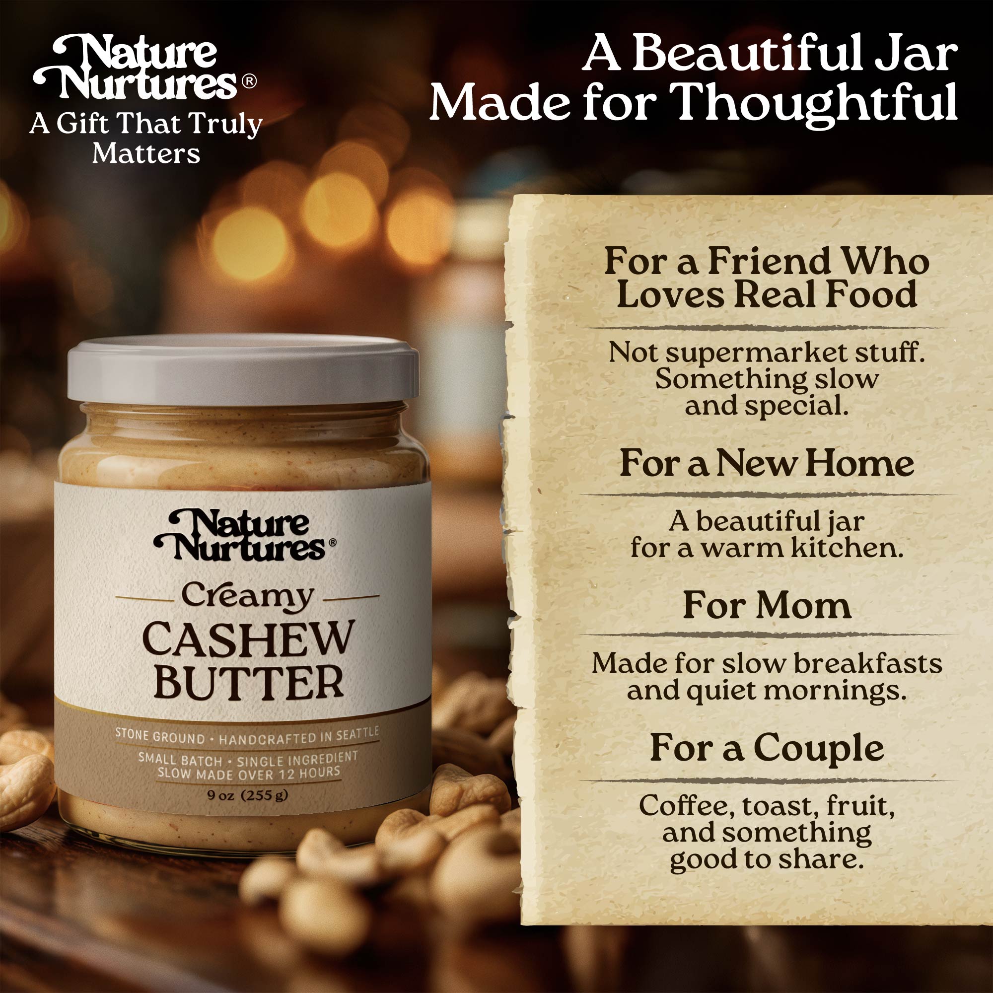 Creamy Cashew Butter