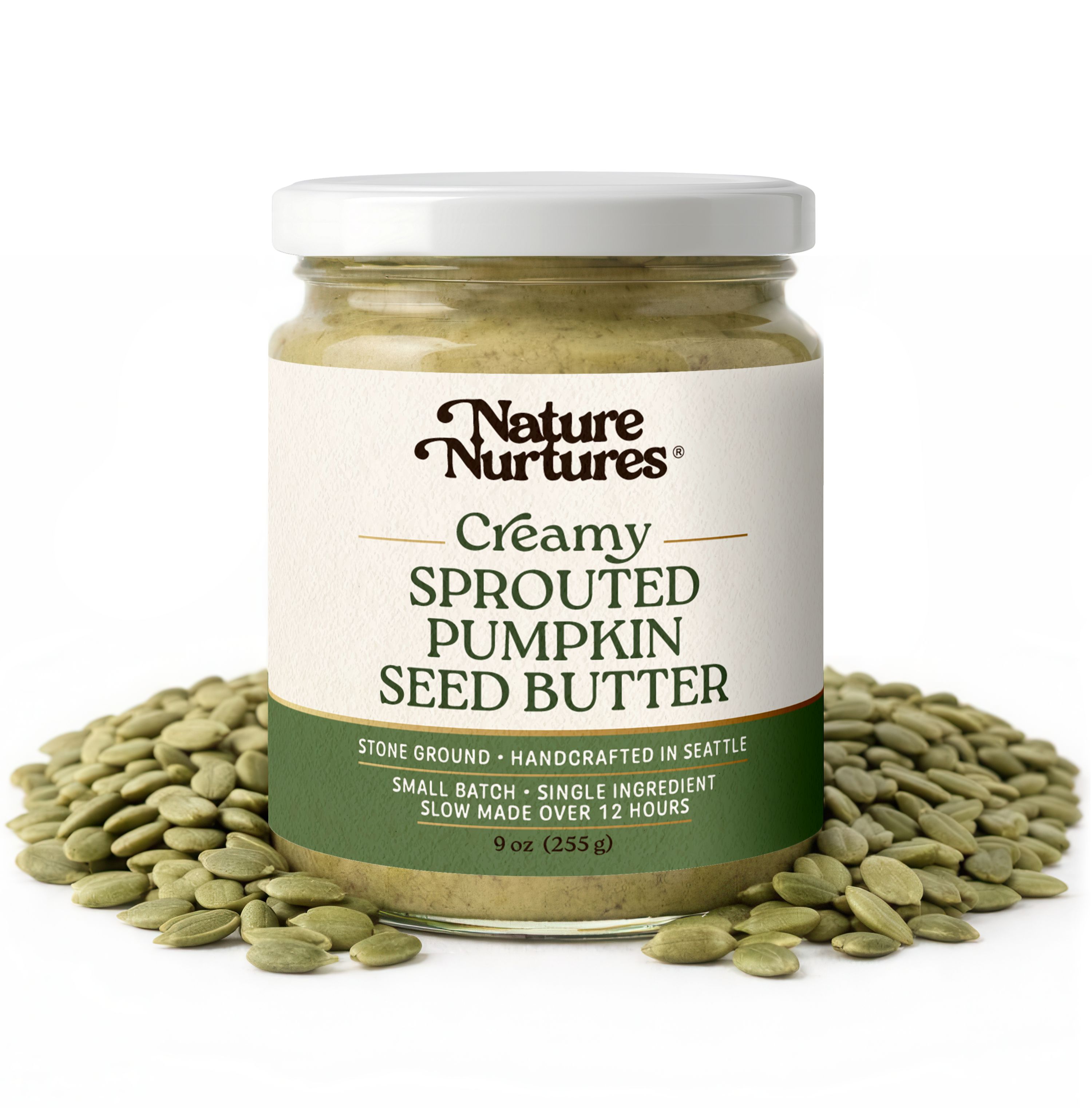 Creamy Sprouted Pumpkin Seed Butter