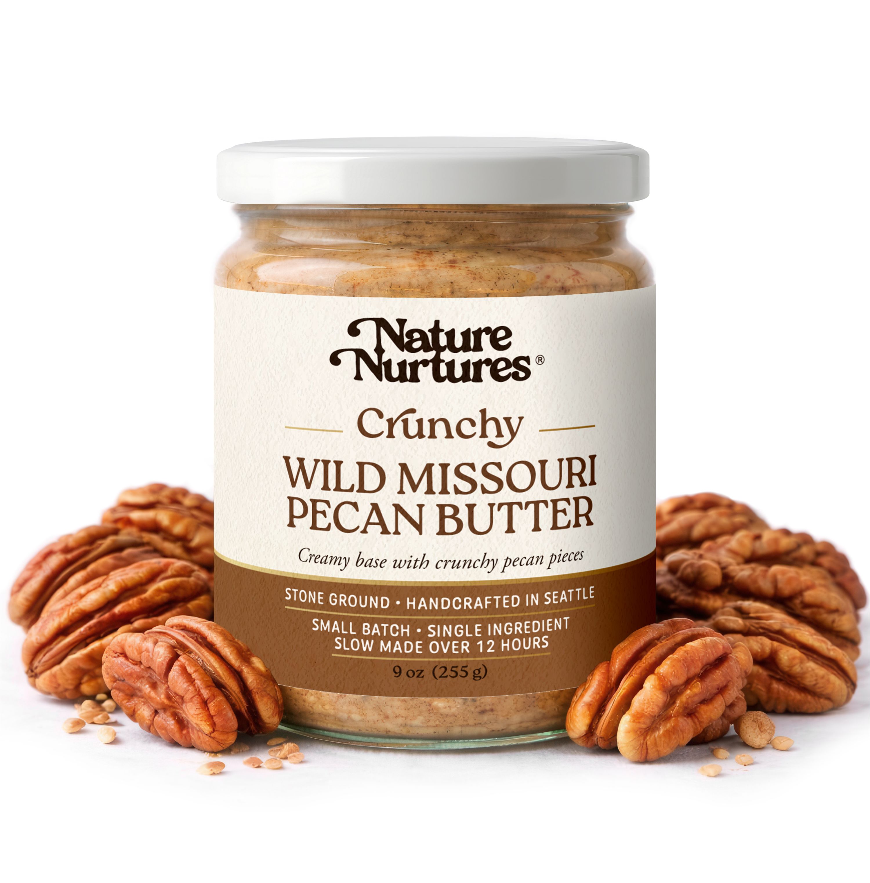 Crunchy Wild Pecan Butter