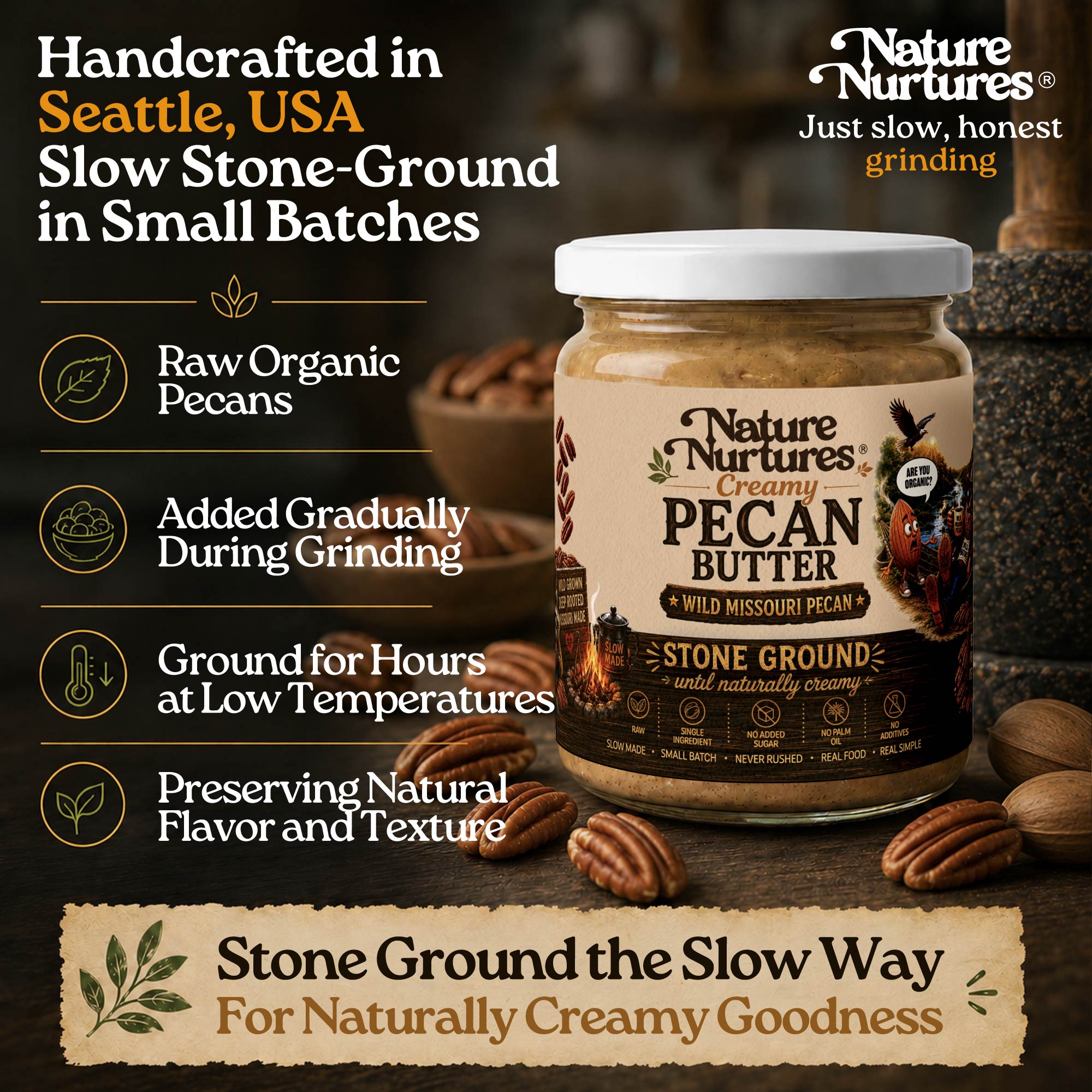 Creamy Wild Pecan Butter