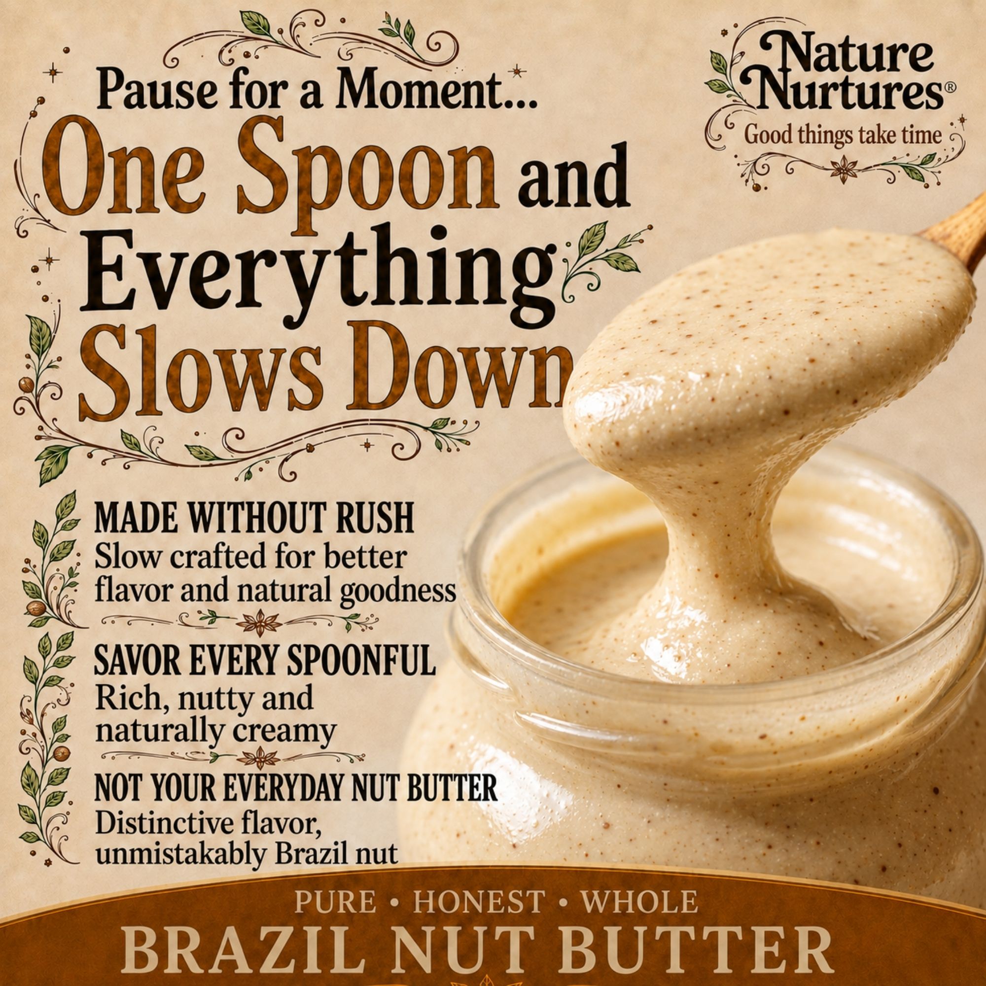 Creamy Brazil Nut Butter