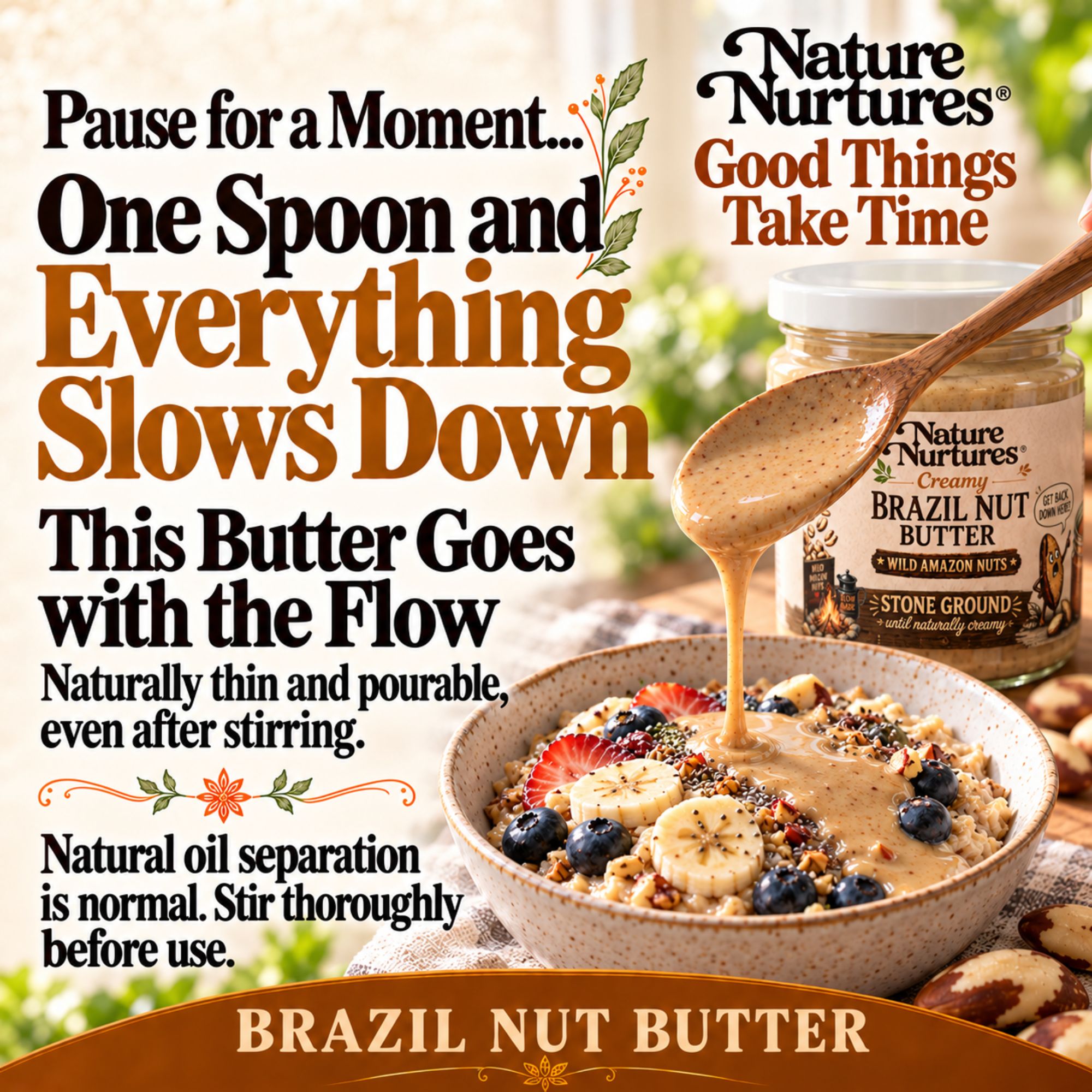 Brazil Nut Butter, 9 oz (255 g)