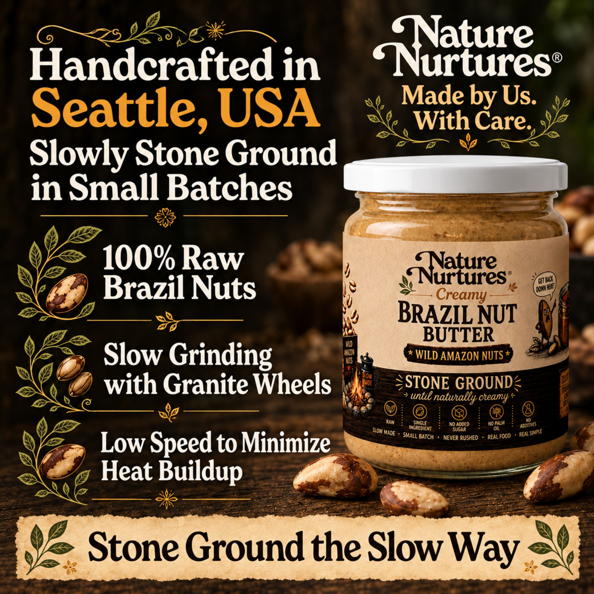 Brazil Nut Butter, 9 oz (255 g)